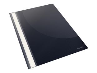 Esselte Vivida - chemise pour rapports - A4 - pour 160 feuilles - noir vif (pack de 5)