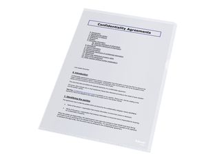 Esselte - pochette coin - A4 - pour 40 feuilles - transparent