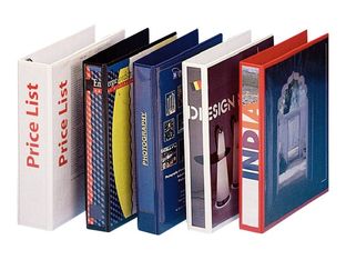 Esselte Panorama - classeur à anneaux personnalisable - pour A4 Maxi - blanc