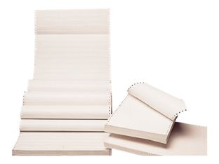 Dataline - Blanc - 240 x 279 mm - 80 g/m² - 2000 feuille(s) papier continu