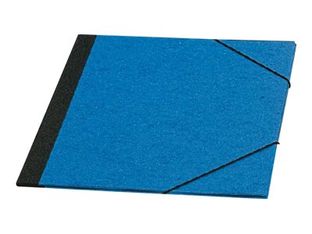 Esselte - classeur à attaches - A4, 250 x 330 mm - bleu, tranche noire
