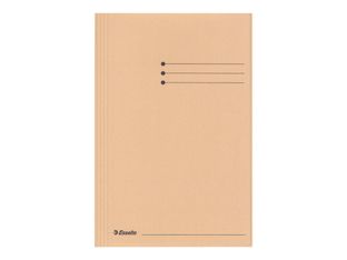 Esselte Manilla - chemise à 3 rabats - Folio - pour 200 feuilles - chamois (pack de 50)
