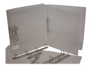 Bronyl Cristal Lines - Classeur soupe à anneaux - A4 - Transparent
