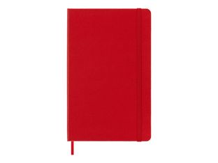 Moleskine Classic - Carnet de notes - 13 x 21 cm - 240 pages - papier ivoire - pointillé - couverture rouge écarlate