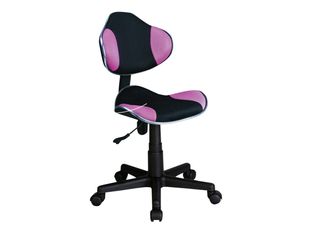 Fauteuil de bureau ADEL - noir/rose
