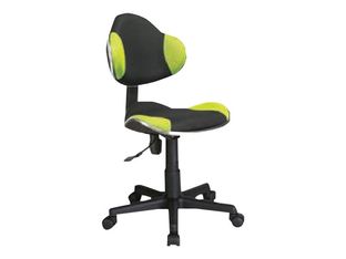 Fauteuil de bureau enfant ADEL - noir et vert