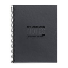 Notebook Eco Design, Carton recyclé, A4, quadrillage 5x5 mm, 120 feuilles de 4 couleurs, Miquelrius, Noir.