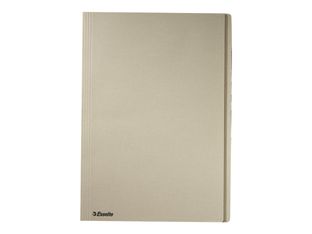 Esselte Manilla - 100 Chemises à onglets - gris