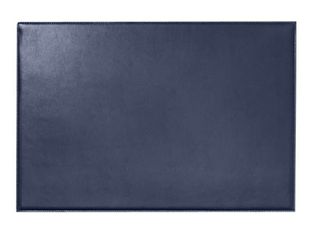 L'Agenda Moderne Satiny - Sous-main simple - 56 x 38 cm - bleu marine - Quo Vadis