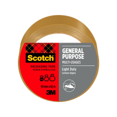Scotch Strong - Ruban adhésif d'emballage - 48 mm x 66 m - havane