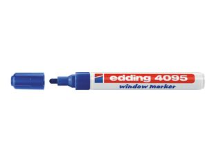 edding 4095 window - Marcador - para cristal - azul - tinta al agua - 2-3 mm