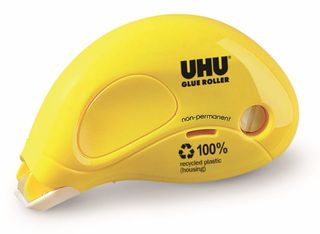 UHU Dry & Clean - Roller de colle repositionnable - 6,5 mm x 8,5 m