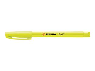 STABILO flash - Marcador - amarillo - tinta al agua - 1-3.5 mm