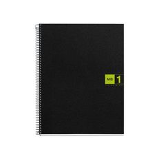 Notebook The Original, Couverture souple, A5, quadrillage 5x5 mm, 80 feuilles de 1 couleur, Miquelrius, Vert.