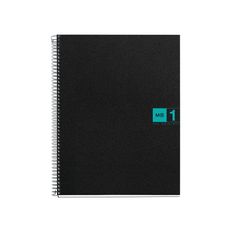 Notebook The Original, Couverture souple, A5, quadrillage 5x5 mm, 80 feuilles de 1 couleur, Miquelrius, Turquoise.