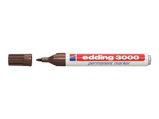 edding 3000 - Marcador - permanente - marrón oscuro - 1.5-3 mm