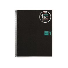 Miquelrius The Original - Cahier de notes - reliure à spirale - A4 (210 x 297 mm) - 80 feuilles / 160 pages - petits carreaux - 4 trous - polypropylène (PP)