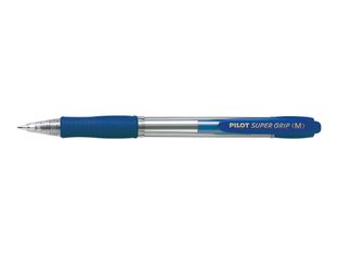 Pilot Super Grip - Bolígrafo  - azul - tinta al aceite - 1 mm - medio - retractil