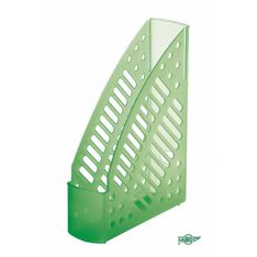 Revistero plastico transparente verde