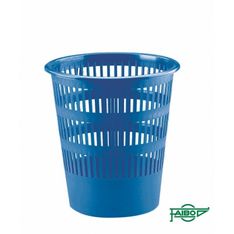 Papelera rejilla azul