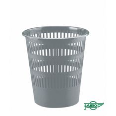 Papelera rejilla gris