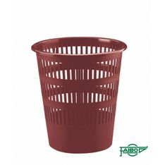 Papelera rejilla burdeos