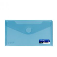 Sobre para recibos con cierre de velcro azul