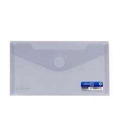 Sobre para recibos con cierre de velcro cristal