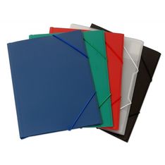 Carpeta con gomas A4+ azul marino