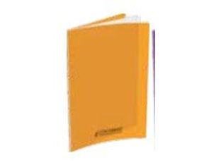 Conquérant Sept - Cahier polypro 24 x 32 cm - 192 pages - grands carreaux (Seyes) - orange