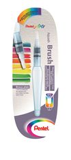 Pentel – Pinceau à réservoir d’eau – Brosse plate – Pointe moyenne