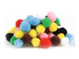 Graine Creative - Ensemble de pom-pom - 100 pièces - diamètre 7 mm - multicolore