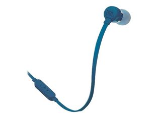 JBL T110 - Ecouteurs filaire avec micro - intra-auriculaire - bleu