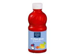 Lefranc Bourgeois Enfants - peinture - peinture acrylique - rouge primaire - 250 ml