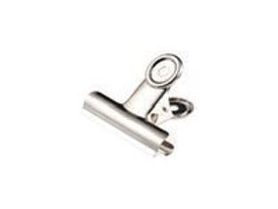 Wonday Bulldog - 12 Pinces à ressort - 30 mm - acier - nickelé