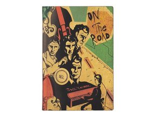 Paperblanks Flexis Jack Kerouac - Cahier de notes - 95 x 140 mm - 208 pages - ligné - On the road
