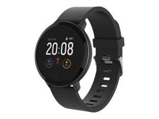 Forever ForeVive Lite - métal - Montre connectée - affichage 1.3" - noir