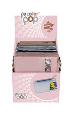 Color Pop - Portefeuille extra plat anti-piratage - disponible dans différentes couleurs