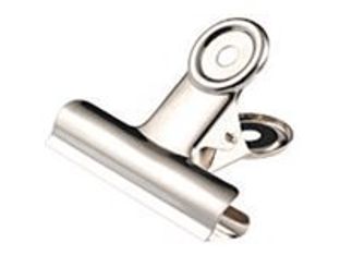 Wonday Bulldog - 12 Pinces à ressort - 60 mm - acier - nickelé