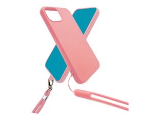 JAYM POP - Coque de protection + tour de cou pour Galaxy A13 - rose