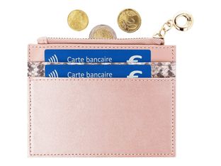 Color Pop Flash - Porte carte avec fermeture éclair - pour 2 cartes de crédit