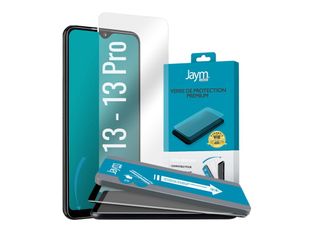 JAYM  - Protection d'écran - verre trempé pour iPhone 13, 13 Pro, 14