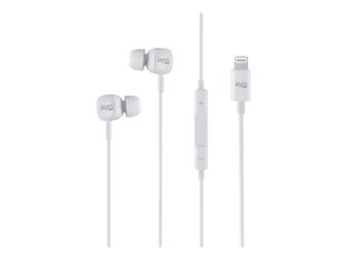 JAYM - écouteurs Lightning - Intra-auriculaire - avec Télécommande et Micro - Blanc
