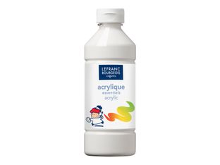 Lefranc Bourgeois Enfants Essentiels - peinture - peinture acrylique - blanc - 500 ml