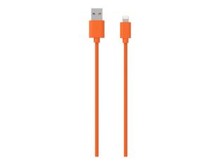 JAYM POP Collection - Câble USB vers Lightning - 1.5 m - orange