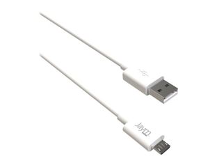 JAYM - Câble USB vers Micro-USB - 2 m - blanc