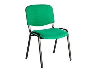 Chaise COIGNY ECO - pieds noirs - vert