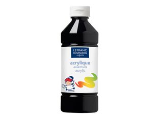 Lefranc Bourgeois Enfants - Peinture acrylique - noir - 500 ml