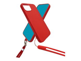 JAYM POP - Coque de protection + tour de cou pour iPhone 7/8SE - rouge