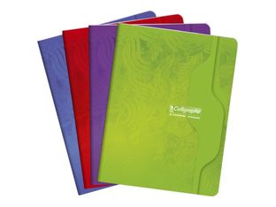 Calligraphe 7000 - Cahier 17 x 22 cm - 140 pages - grands carreaux (seyès) - disponible dans différentes couleurs